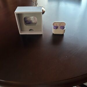 Purple Wireless Earbuds